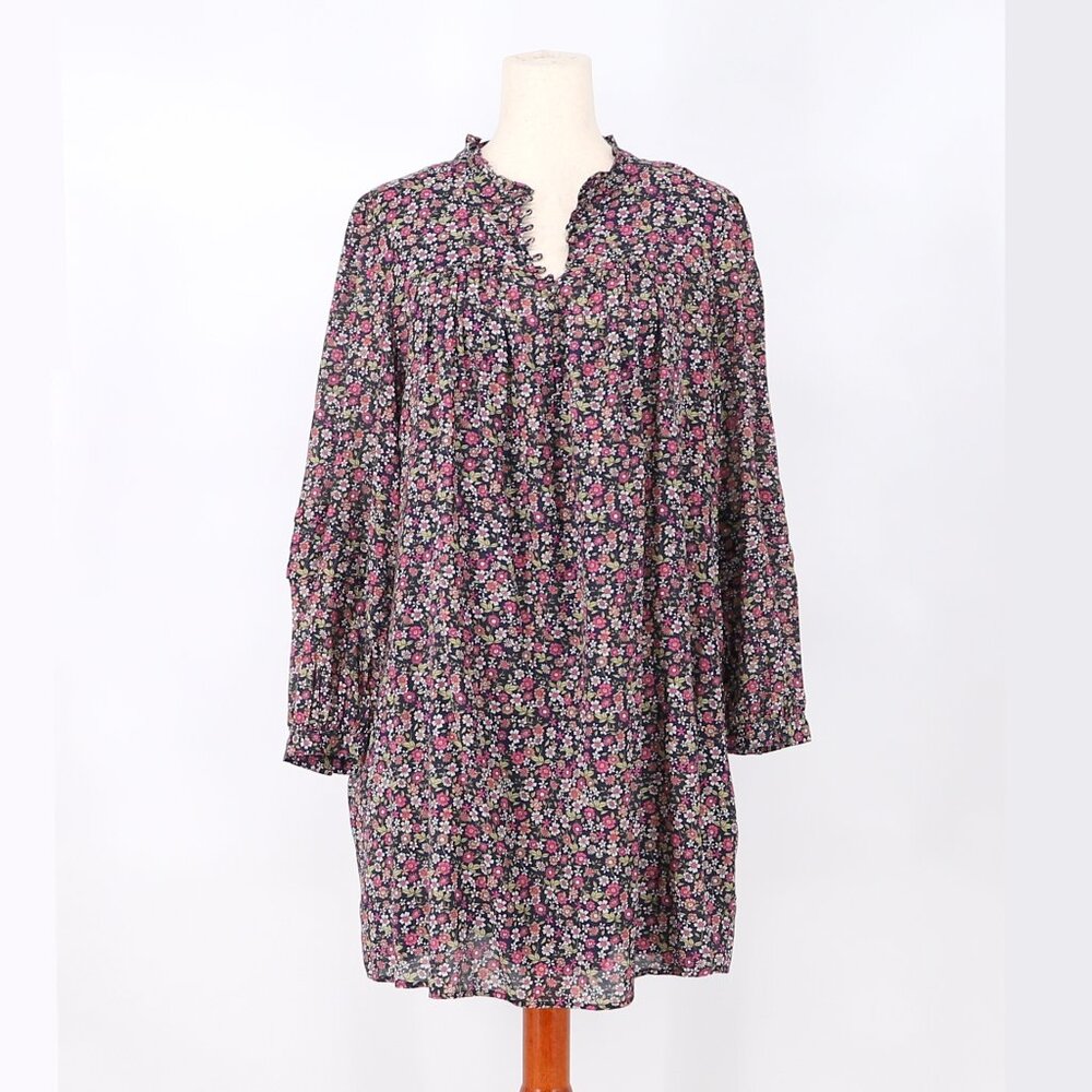 NWT J.CREW Floral Button-up Mini Dress in Sunny Meadow Size M